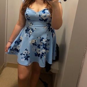 Blue flower dress